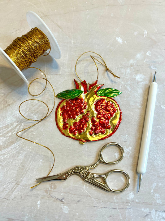 Embossed Metal Ornaments Workshop at the Hotel Leo 12/4/2025, 6-9 pm